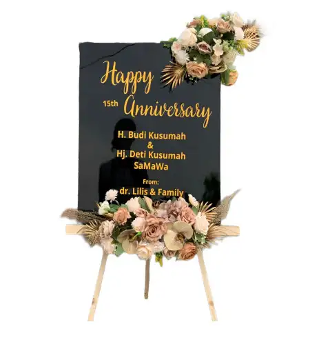 Papan Bunga Akrilik Cijantung