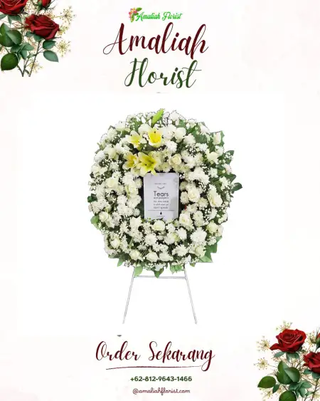 Krans Bunga Duka Cijantung
